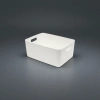 The milky white large-capacity storage basket is suitable for both bedrooms and living rooms Specification image